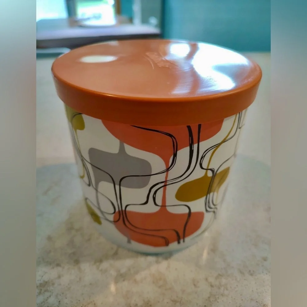 Cottonelle Jonathan Adler Mid Century MCM toilet paper canister holder retro